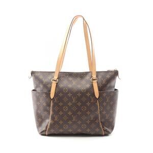 Louis Vuitton Totally Tote Bag Canvas Leather Monogram Brown